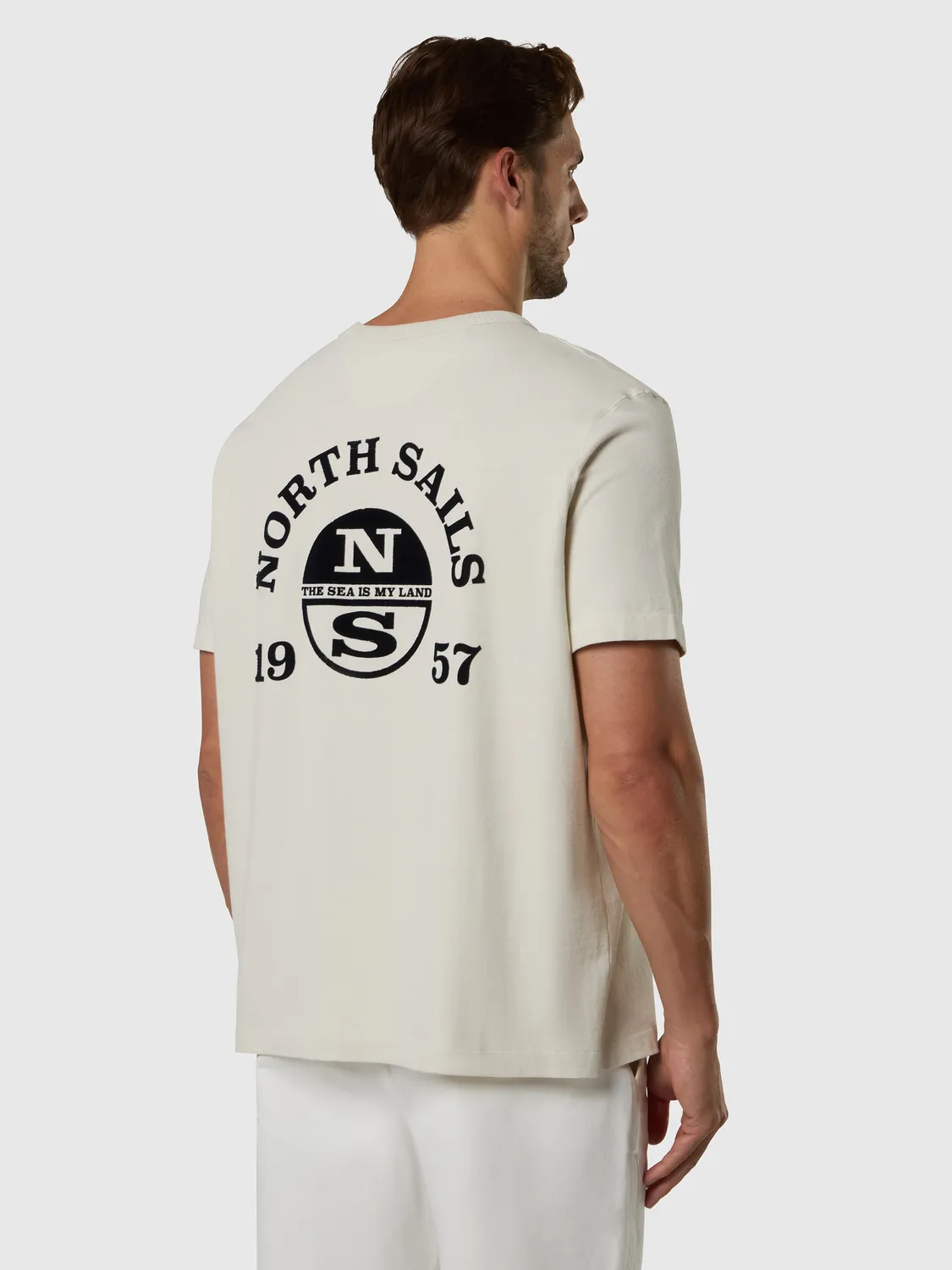 North Sails Archive t-shirt coton épais white onyx