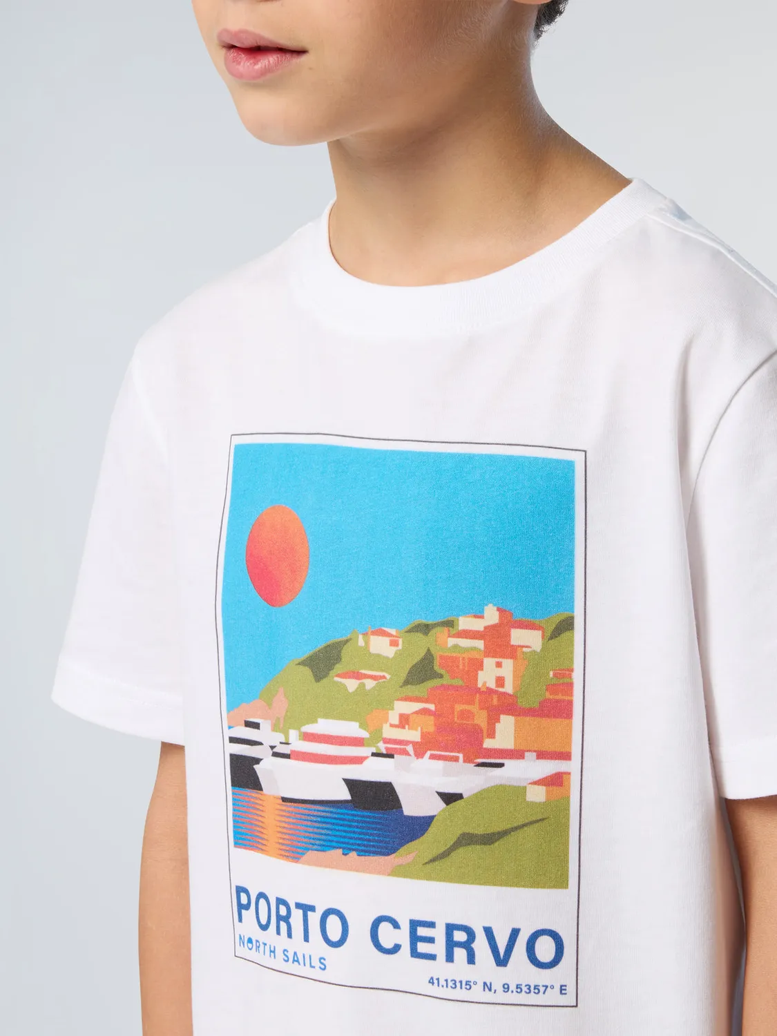 North Sails Graphic T-shirt coton bio col rond
