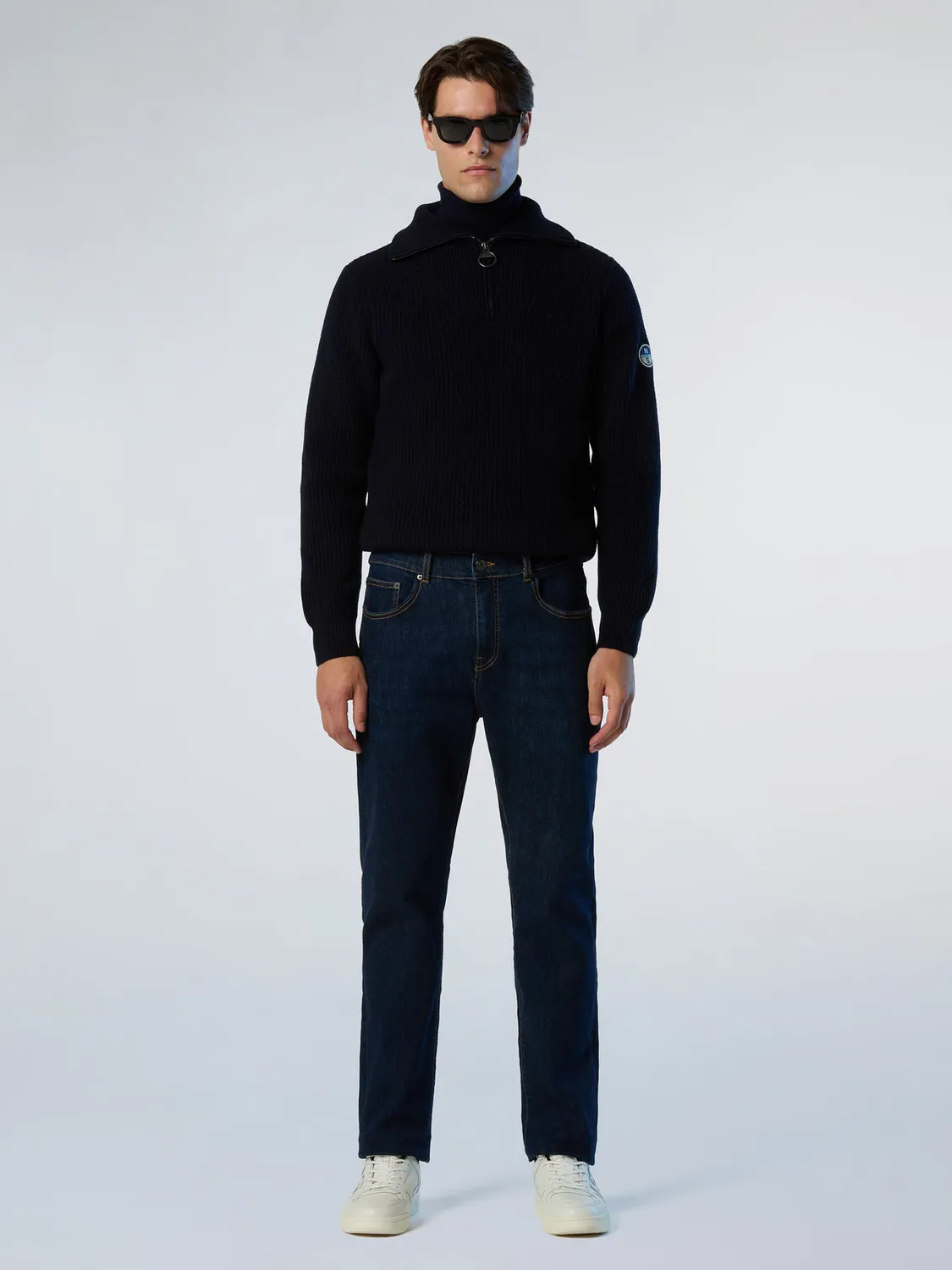North Sails Archive pull trucker laine demi-zip