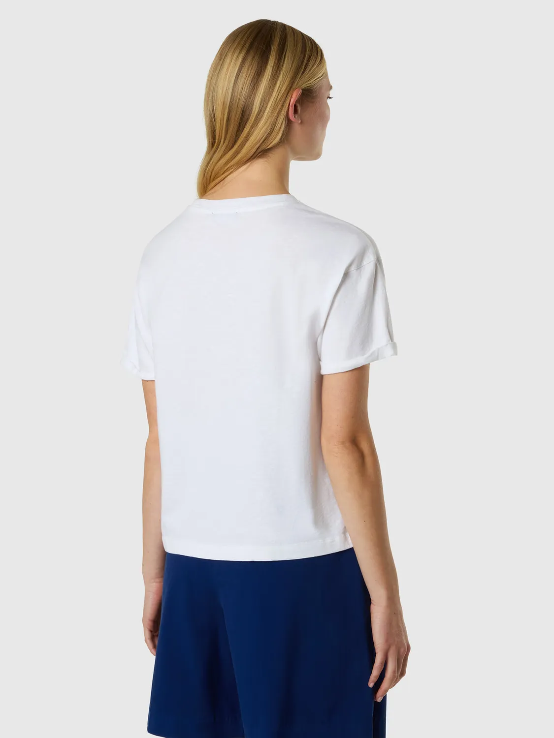 North Sails t-shirt coquillage coton jersey bleu