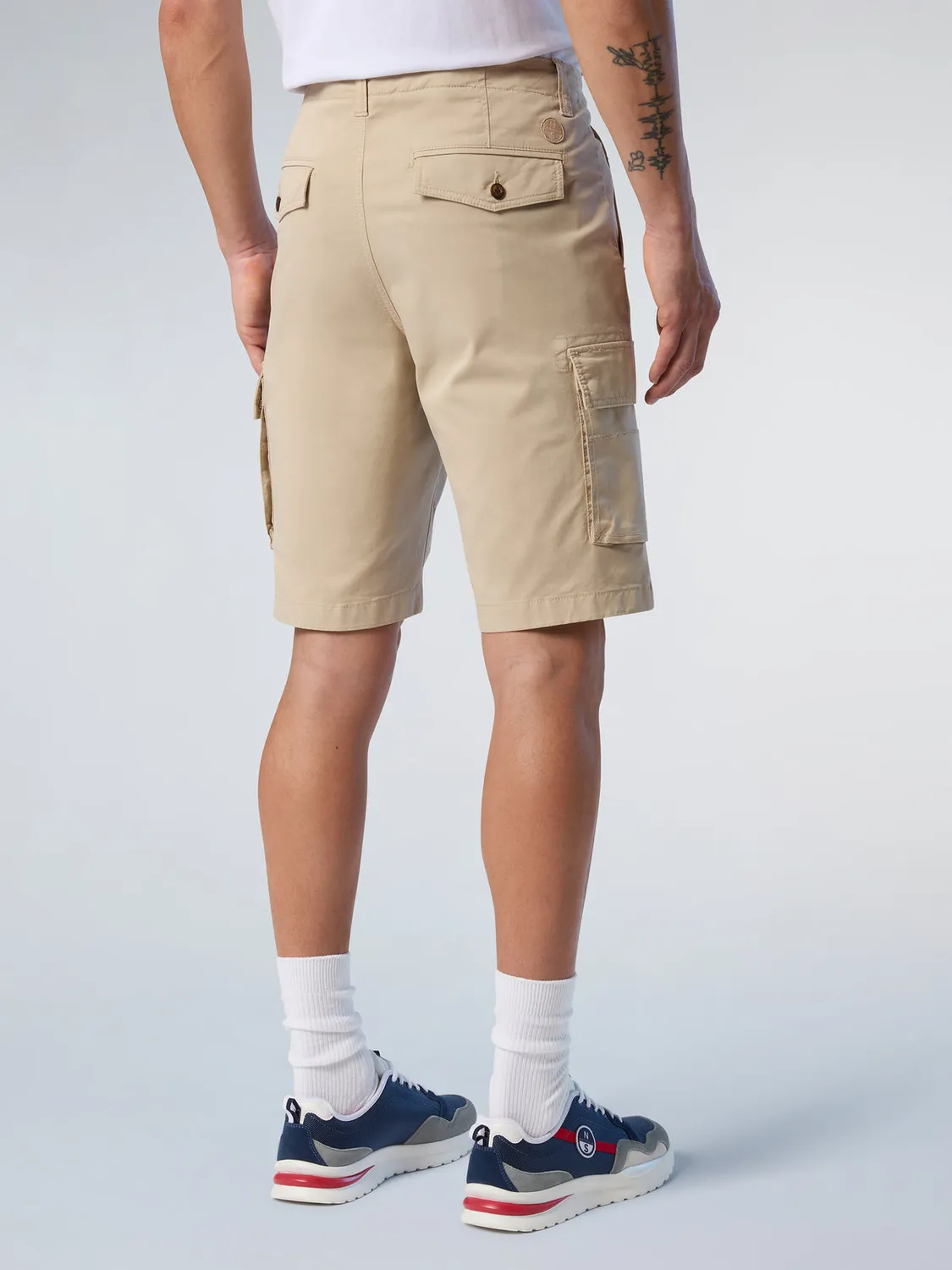 North Sails Crew bermuda cargo gabardine coton bio