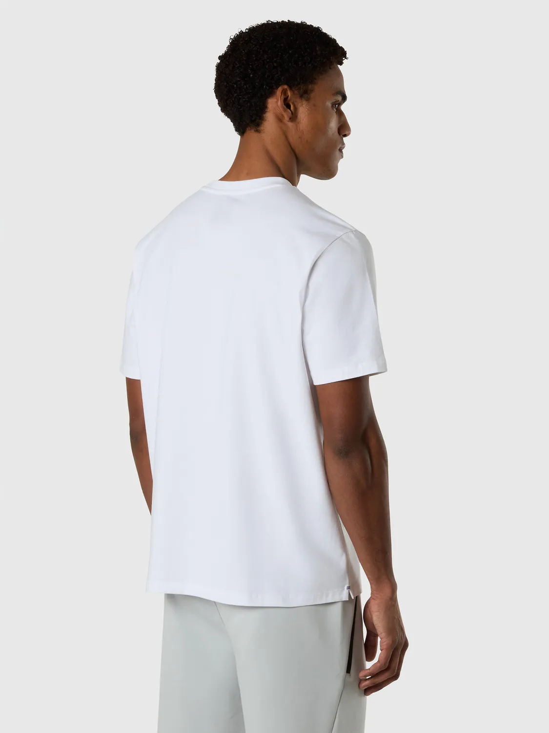 North Sails t-shirt lettrage relief coton bio