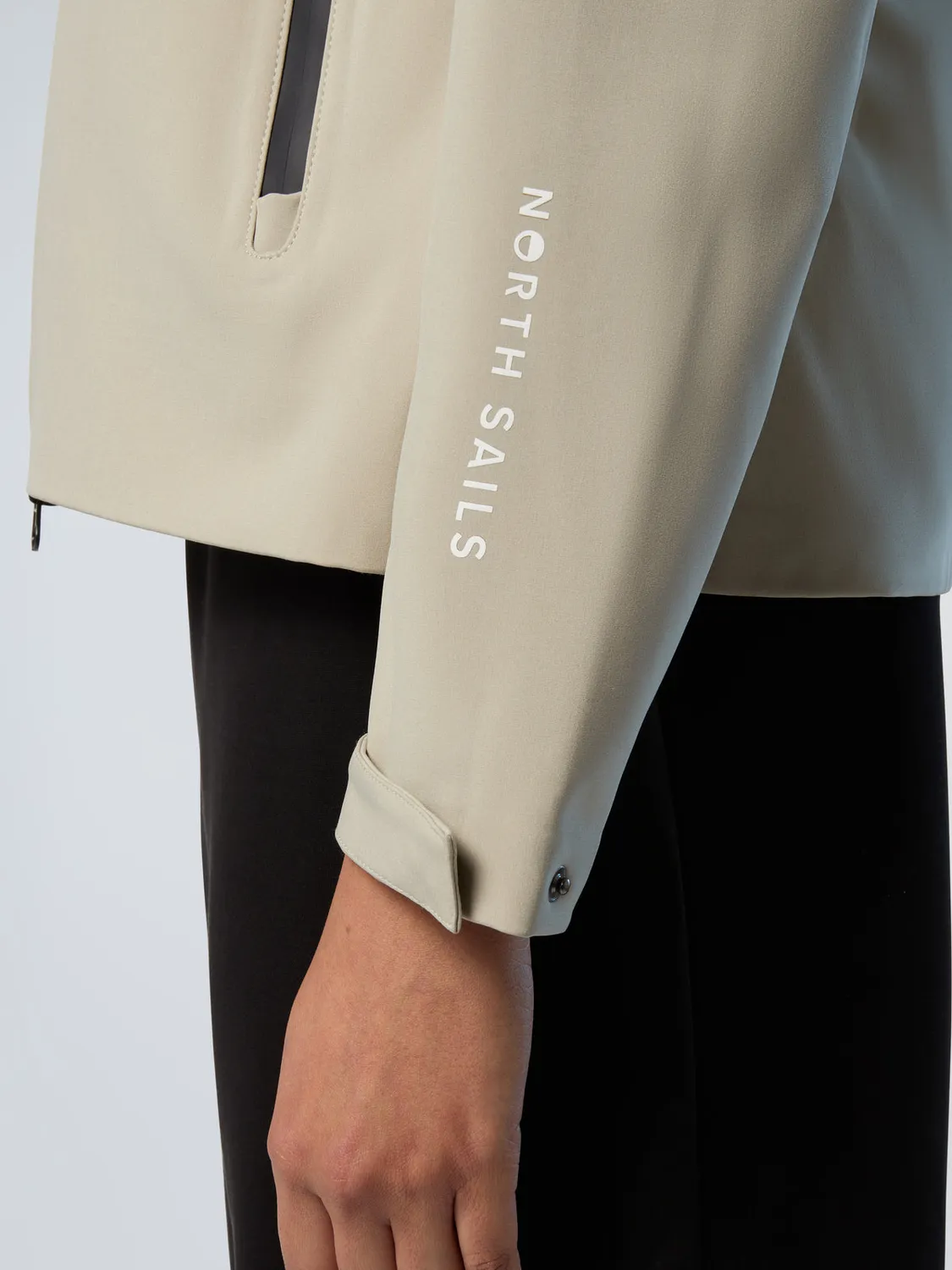 North Sails veste softshell recyclée zips étanches