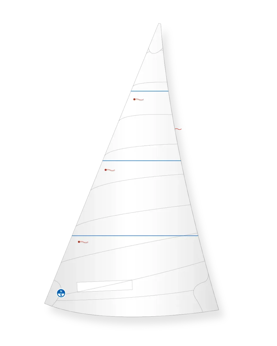 North Sails Trias TG-1 génois Dacron polyvalent