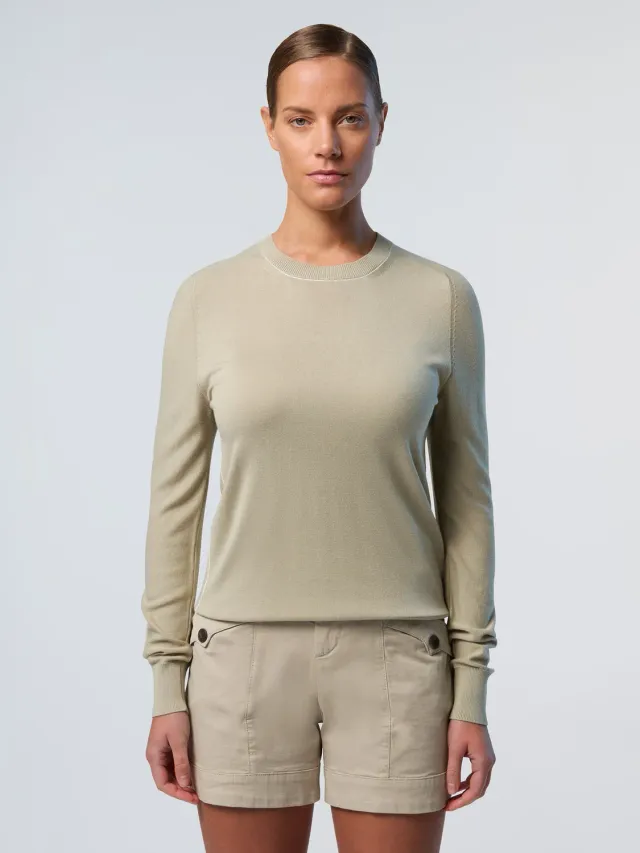 North Sails Aloe Vera pull col rond coton respirant