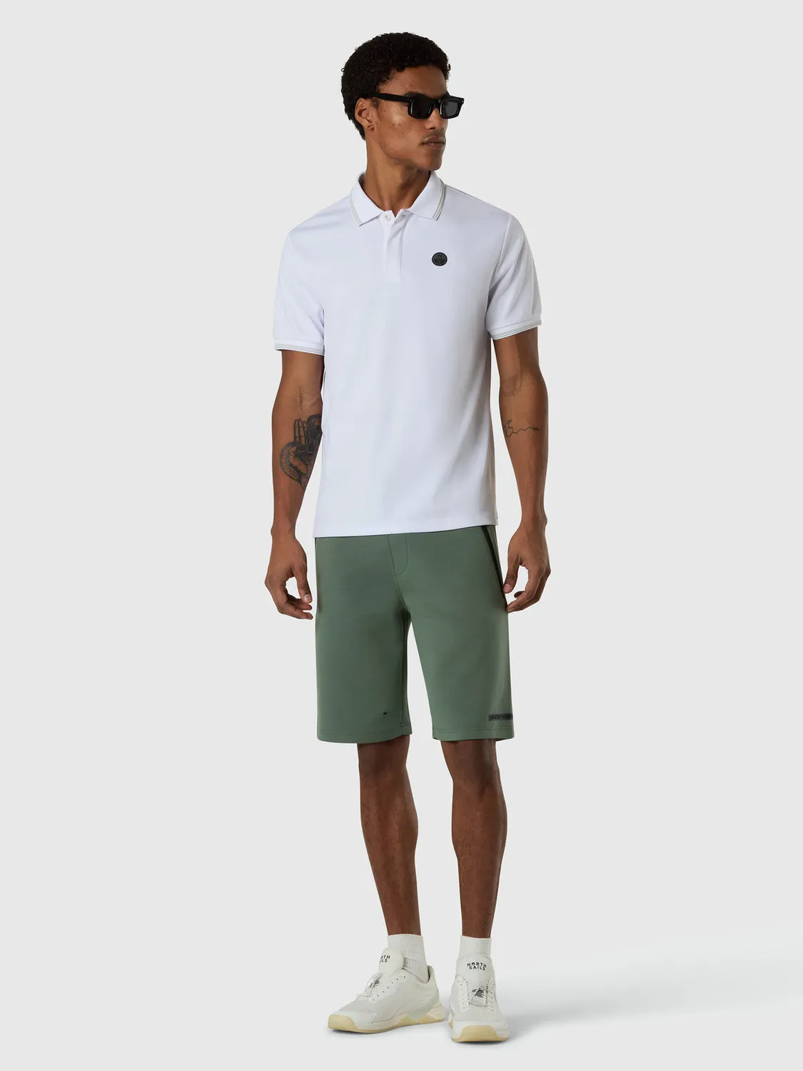 North Sails Coolmax polo manches courtes recyclé respirant
