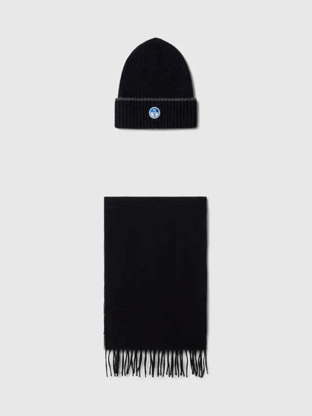 North Sails coffret bonnet écharpe hiver cachemire