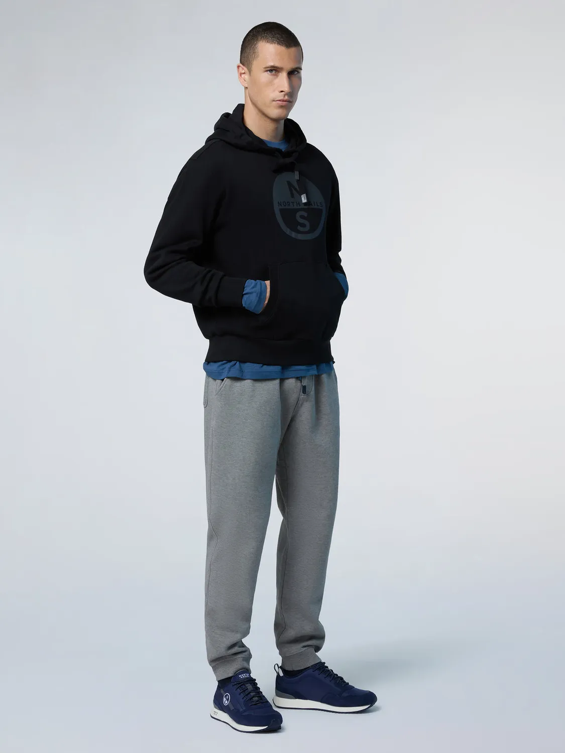 North Sails jogging molleton coton bio patch logo
