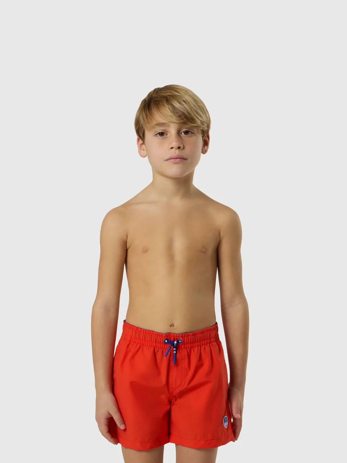 North Sails Short de bain enfant poche bleu océan