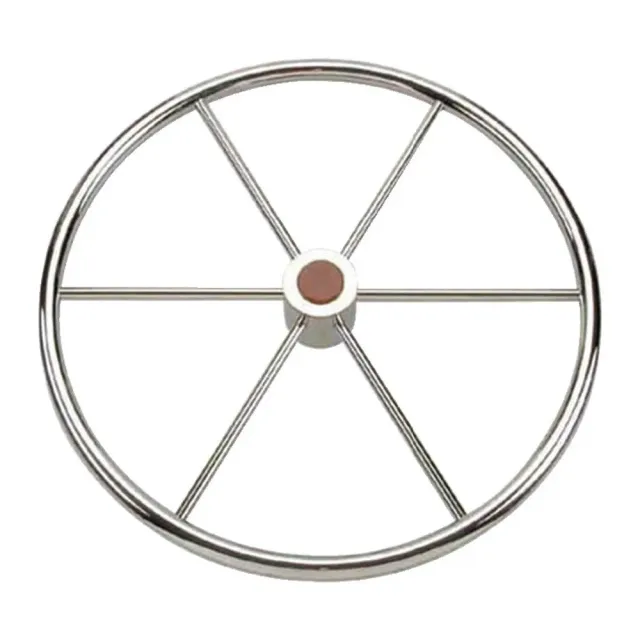 easysea roue de barre inox 6 branches 600 mm