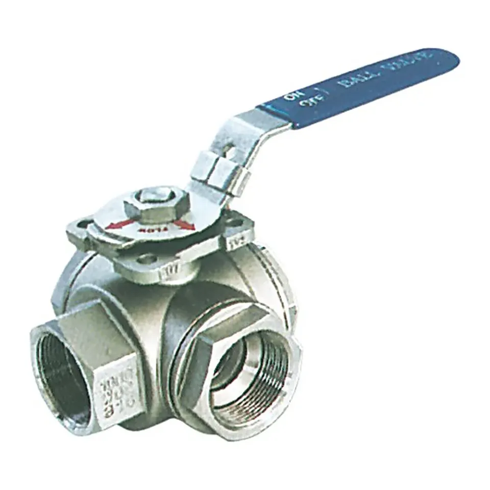 Osculati vanne 3 voies inox 1"1/4 AISI 316