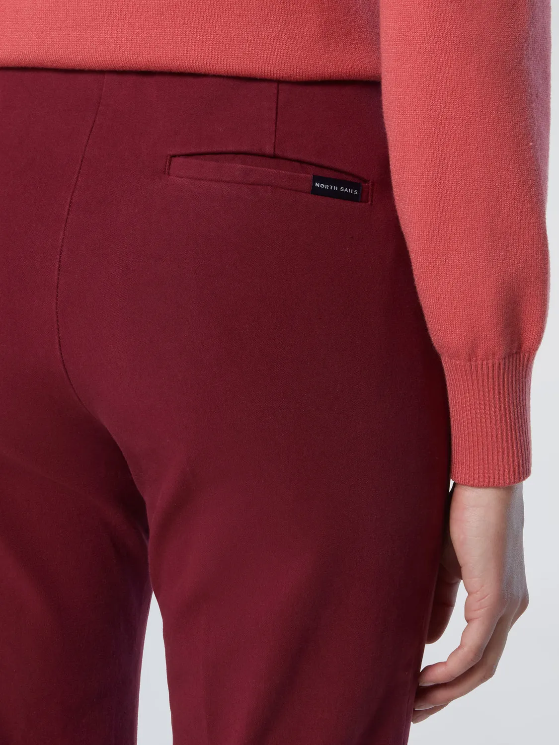 North Sails pantalon slim à pinces stretch coton