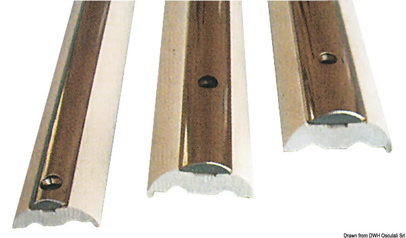 Tessilmare base profil PVC blanc 45 mm 24 m