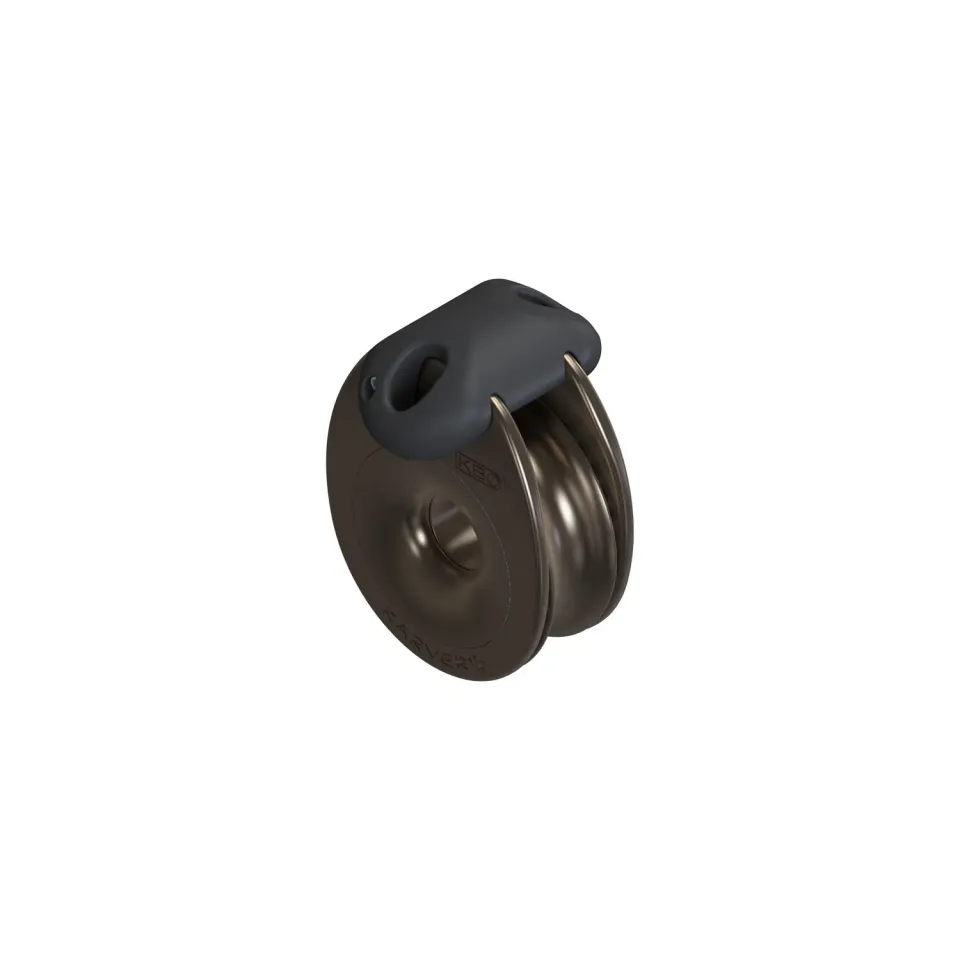 Karver KBO10 poulie simple manille textile polyvalente