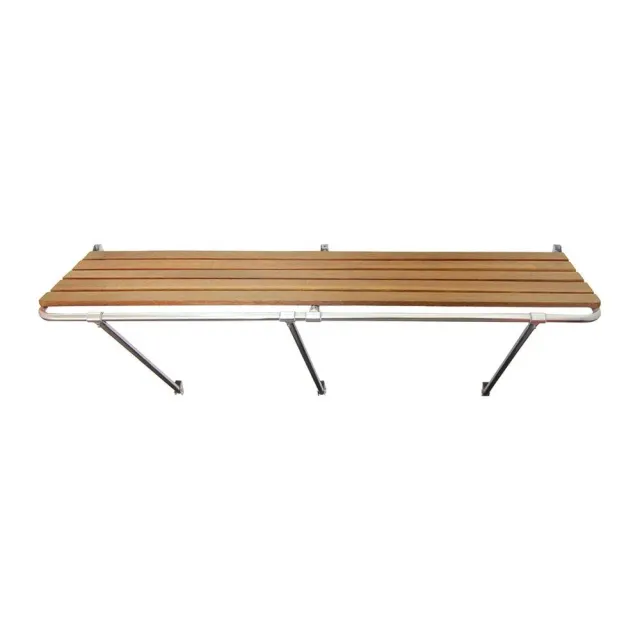 easysea Plateforme de poupe inox iroko 200 x 55 cm