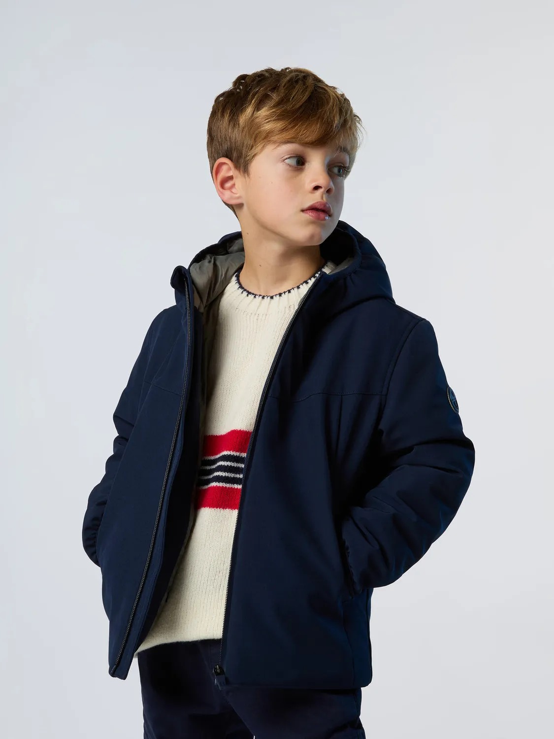 North Sails Hobart veste softshell enfant recyclée imperméable