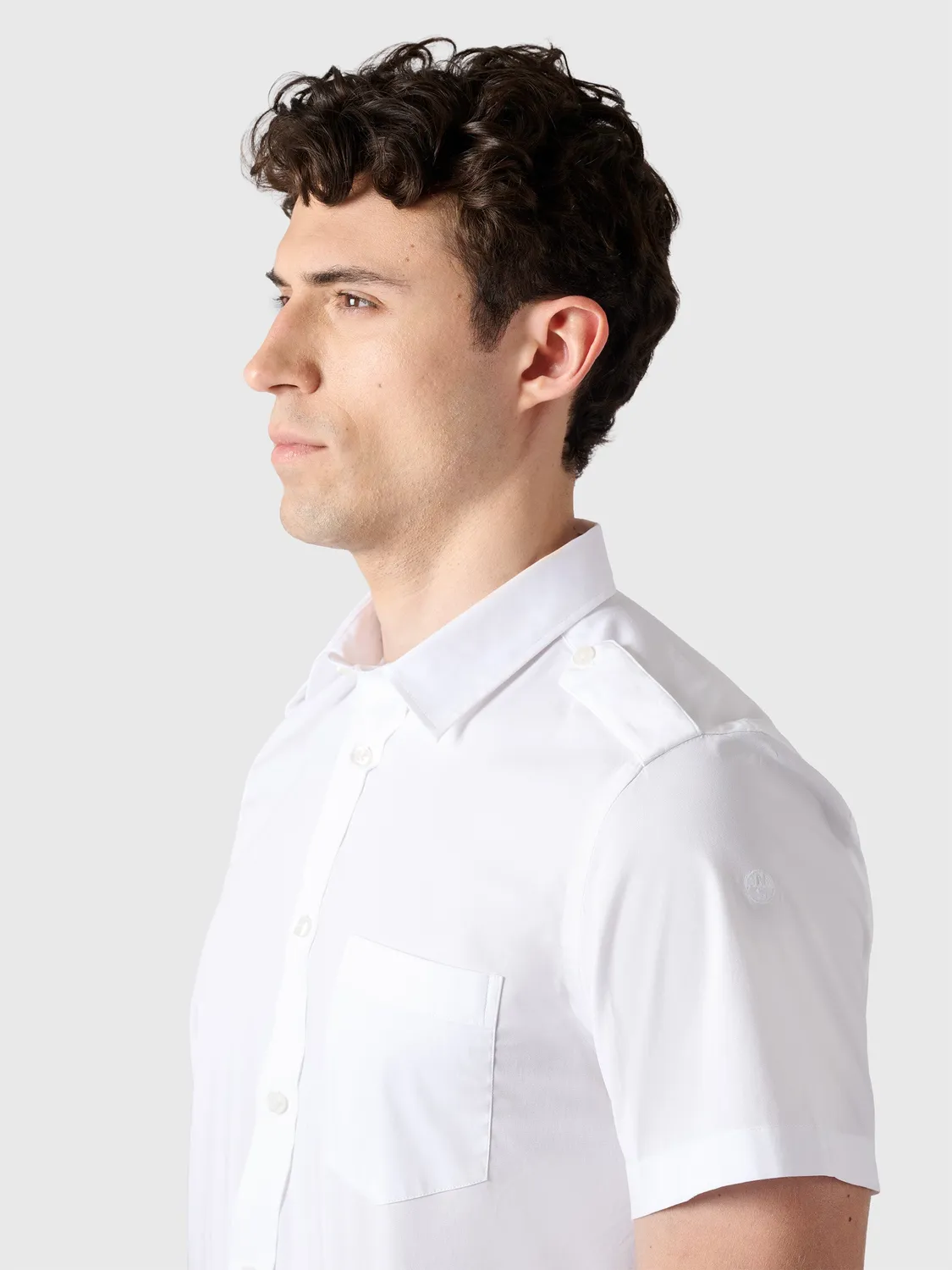 North Sails Epaulette chemise manches courtes homme