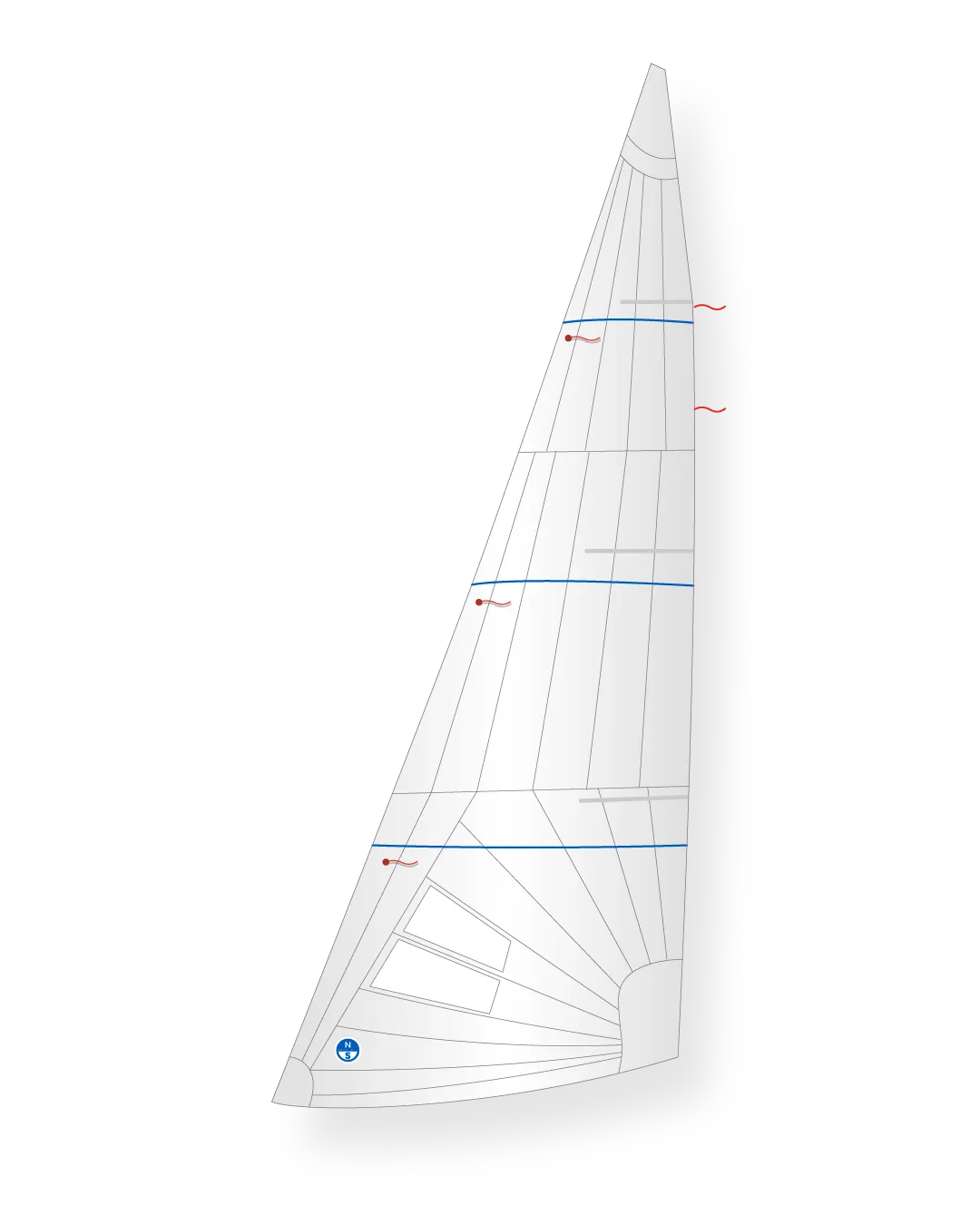 North Sails Star J-116 Full Radial foc régate eau plate