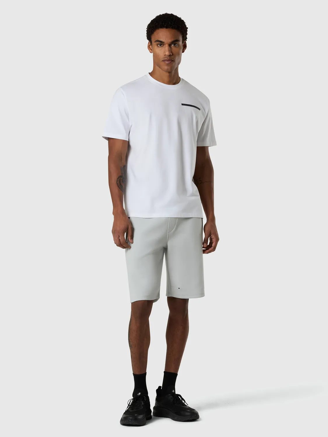 North Sails t-shirt lettrage relief coton bio