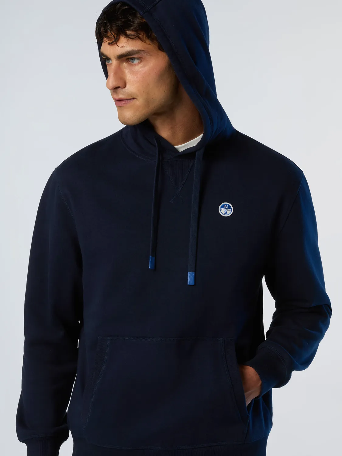 North Sails sweat à capuche patch logo coton bio