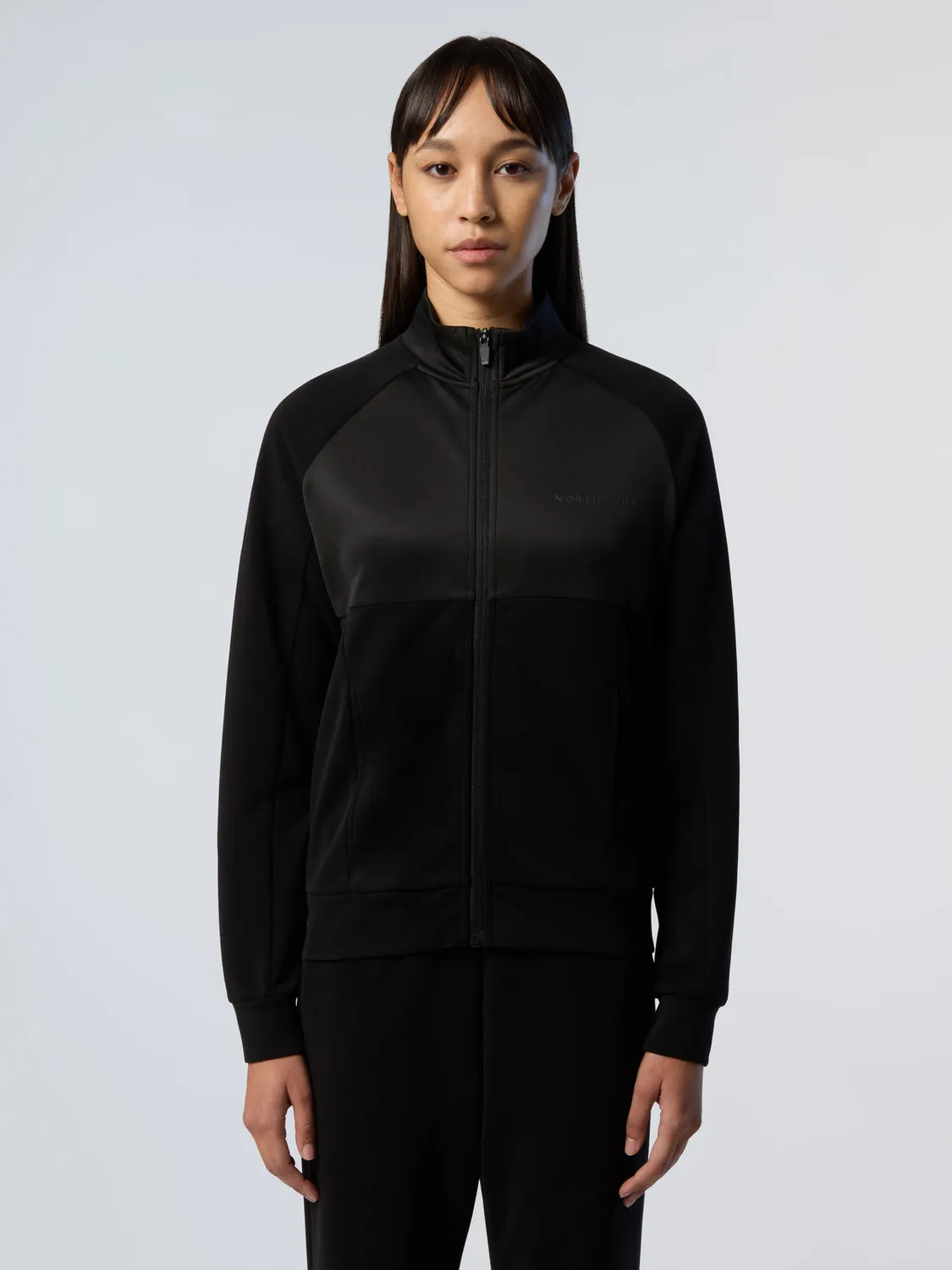 North Sails sweat zippé col montant modal shimmer