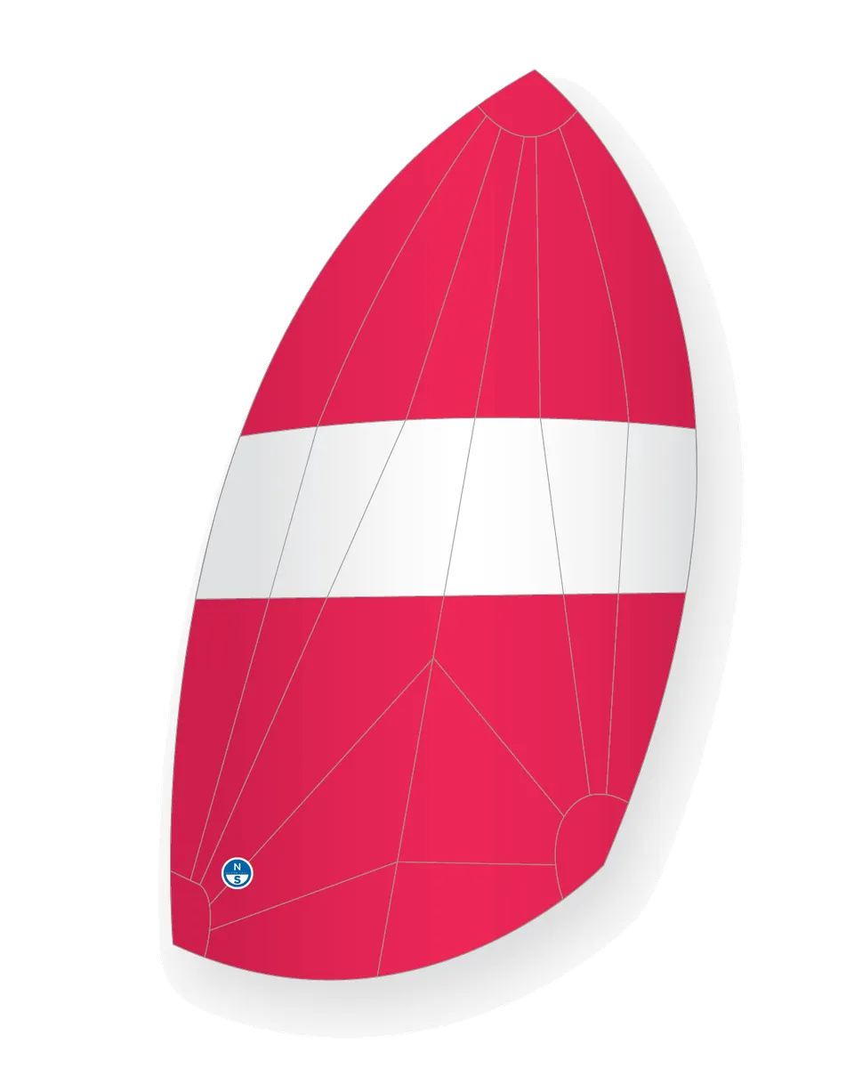 North Sails 13 Foot Skiff spi asymétrique régate