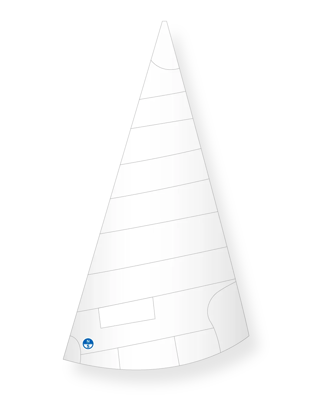 North Sails Thistle Proctor foc puissant vents légers