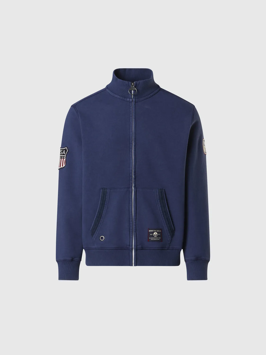 North Sails Archival sweat zippé coton bio