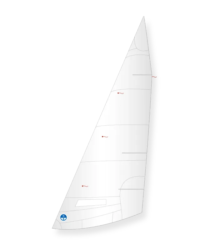North Sails Fishers Island Jib foc Dacron course