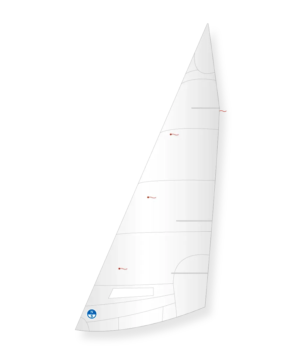 North Sails Fishers Island Jib foc Dacron course