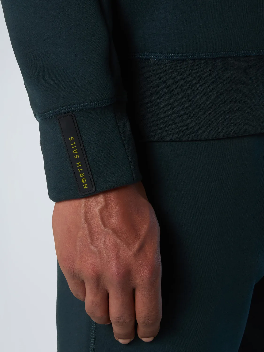 North Sails Scuba sweat col rond recyclé poche manche