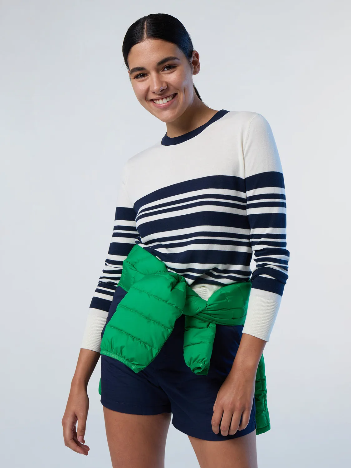 North Sails pull col rond aloe femme coton bio