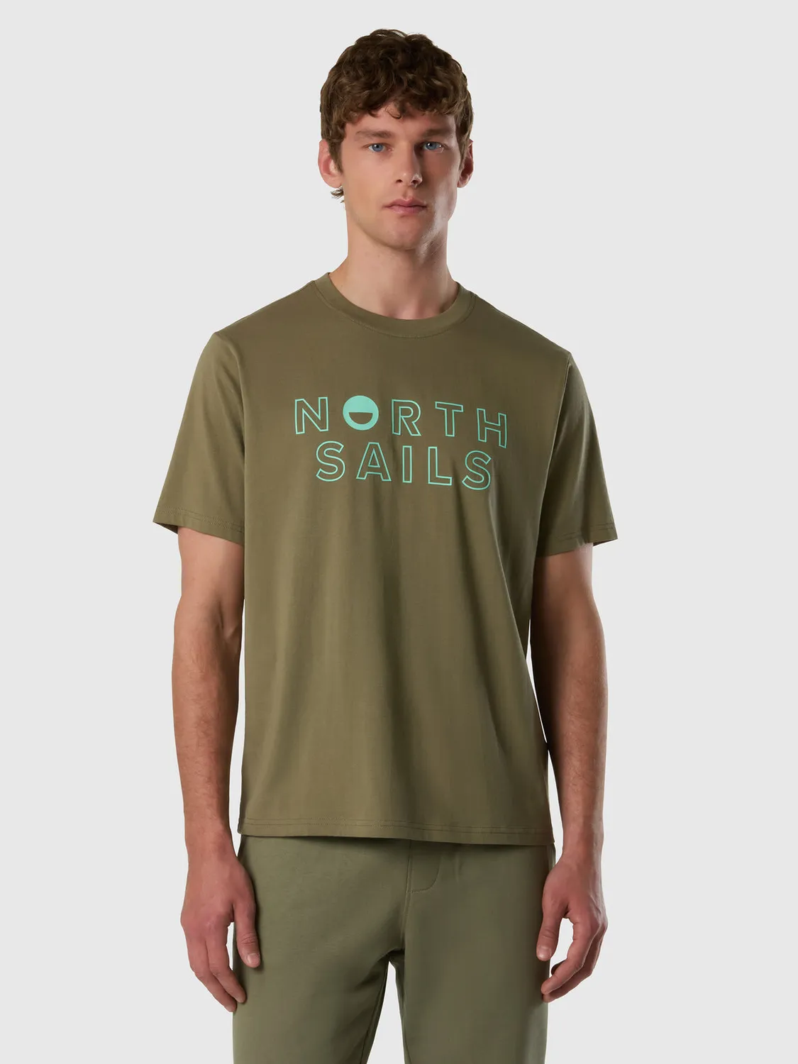 T-shirt with North Sails print t-shirt coton bio
