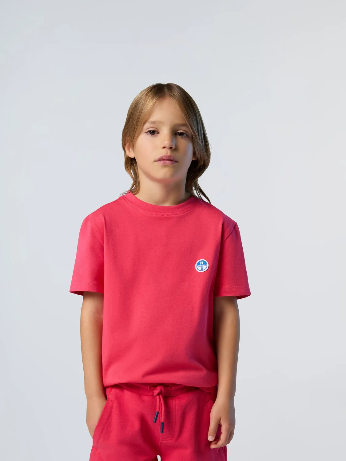 North Sails t-shirt patch logo navy enfant