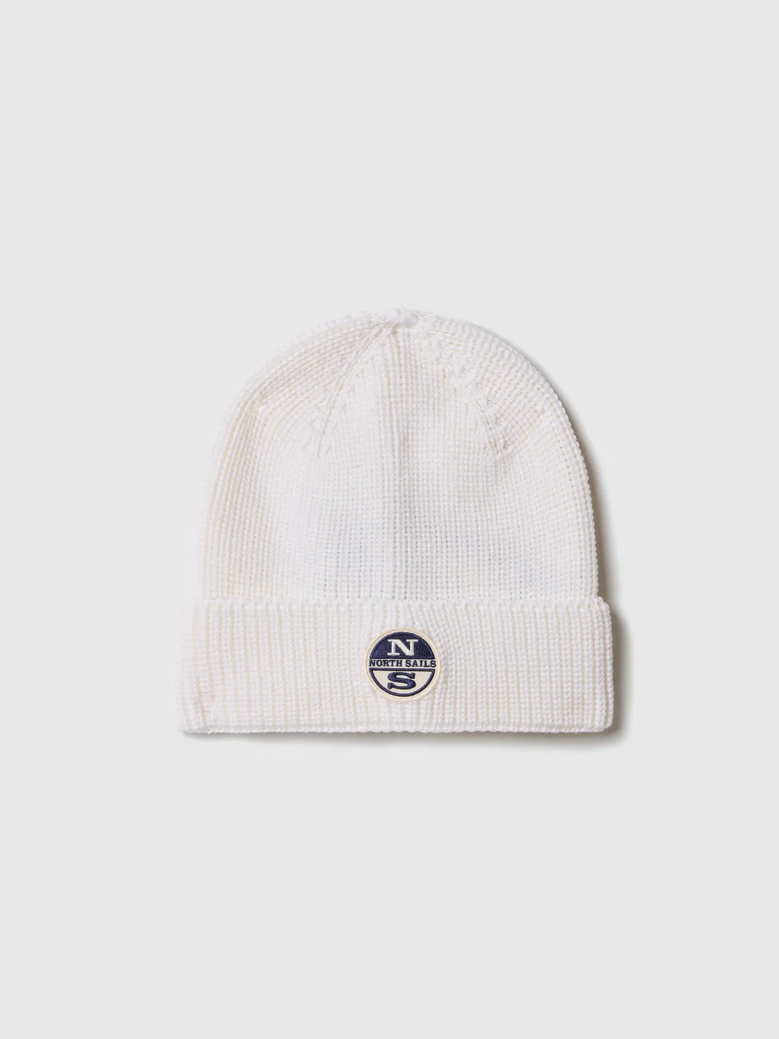 North Sails Beanie bonnet brodé white onyx