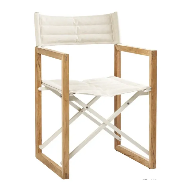 easysea ARC The Square chaise pliante teck lin