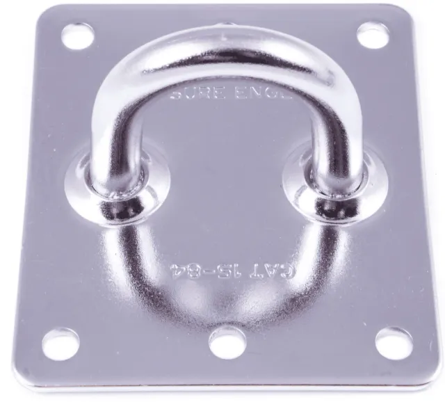 SEA SURE 15.84 platine œillet inox 64x73 mm