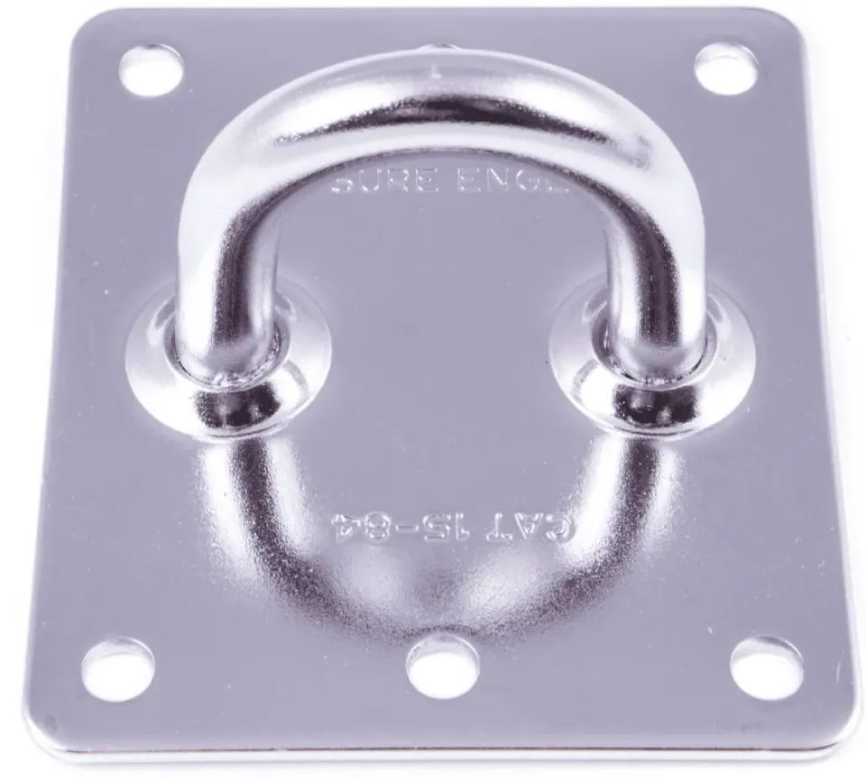 SEA SURE 15.84 platine œillet inox 64x73 mm