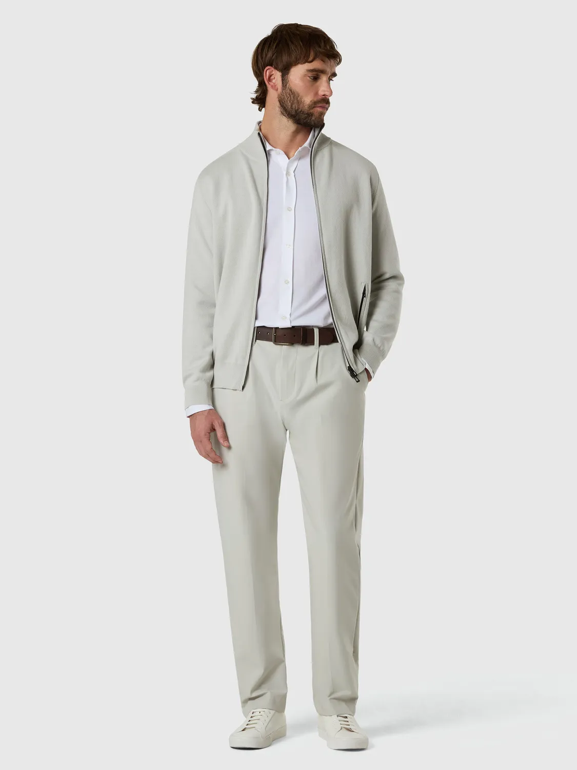 North Sails chino nylon plissé marine homme