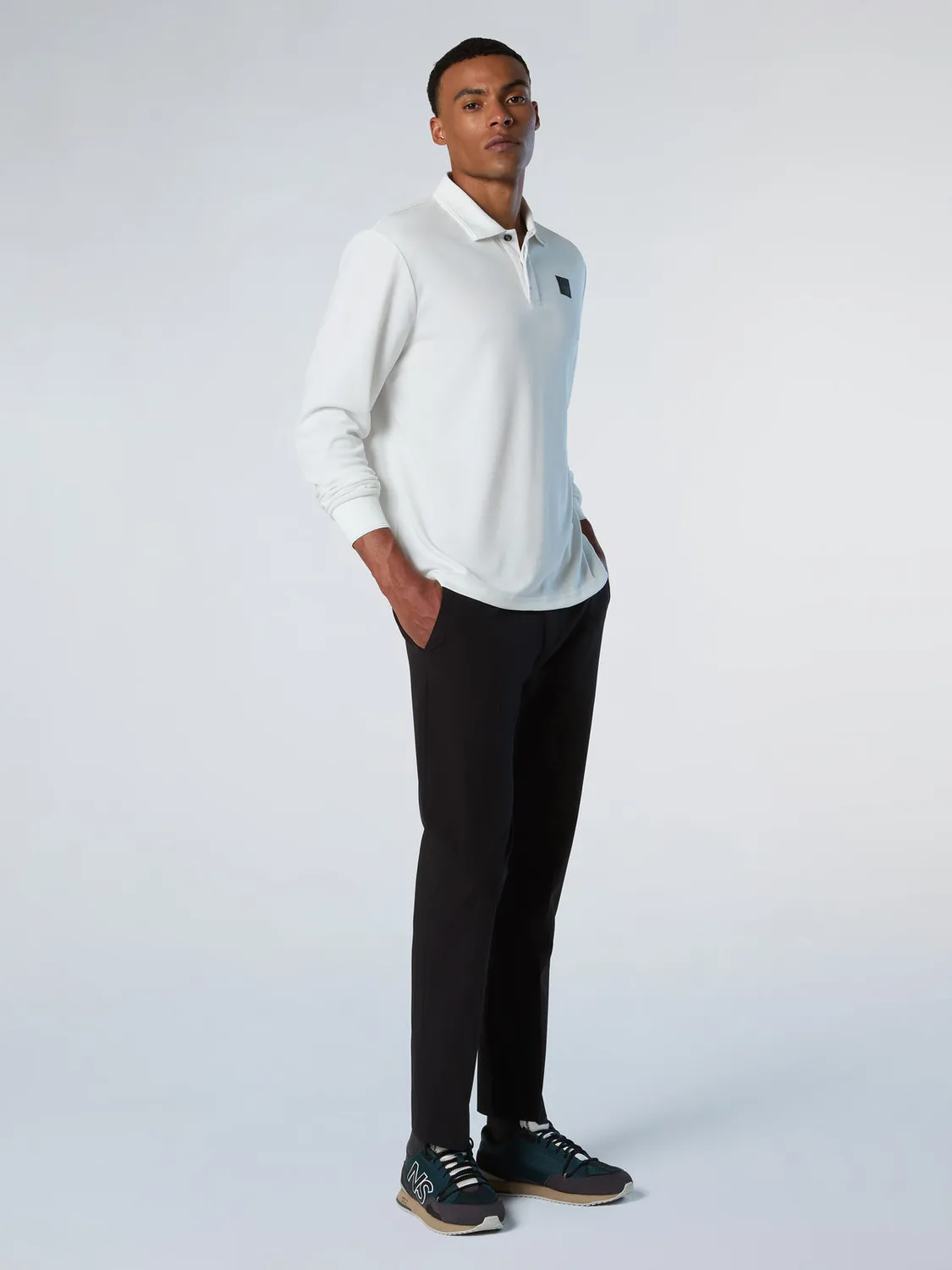 North Sails Coolmax polo manches longues respirant