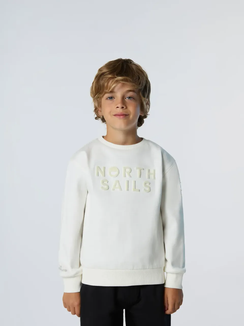 North Sails maxi logo sweat col rond coton bio