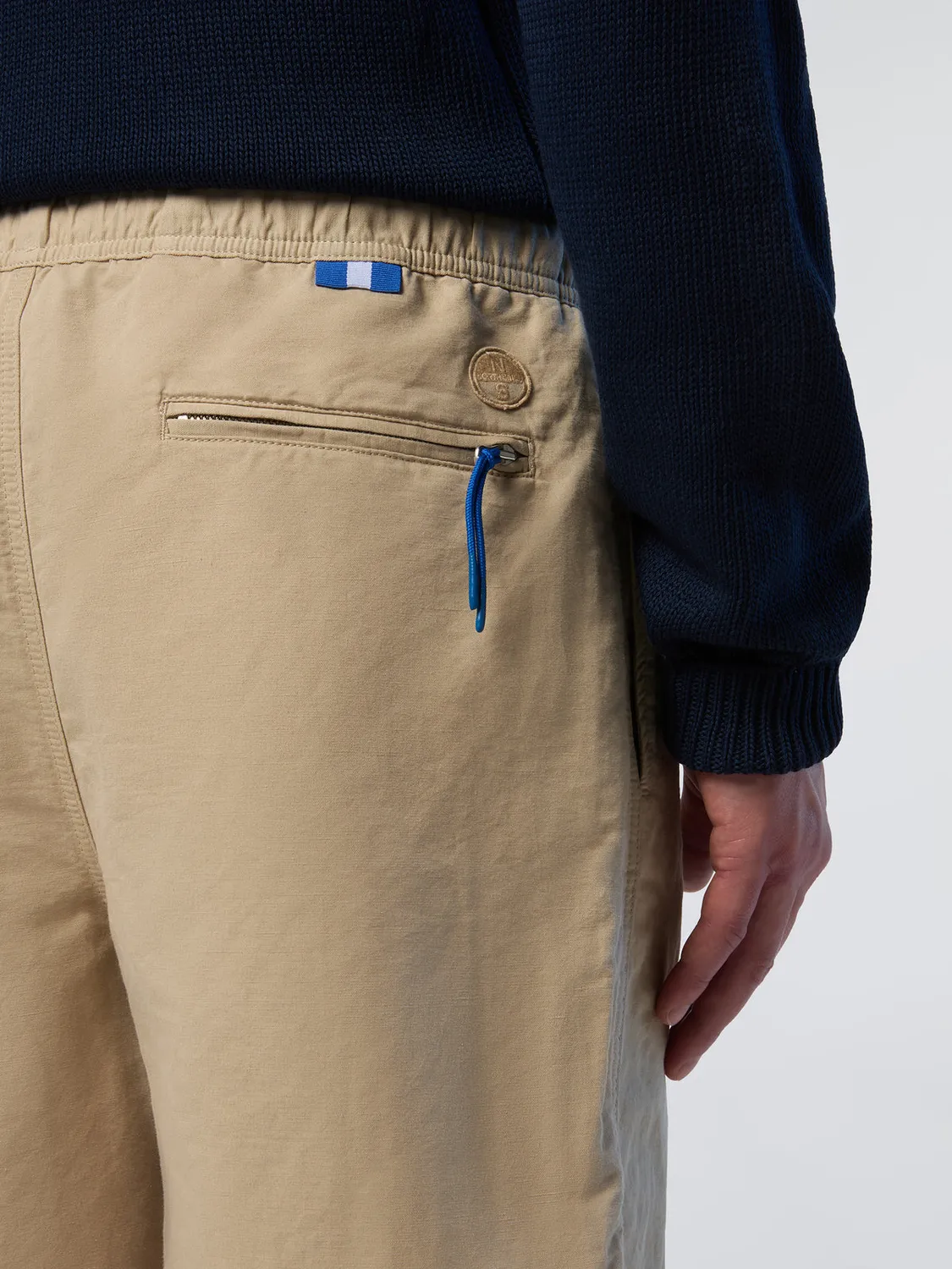 North Sails Resolute Short gabardine coton lin élastique