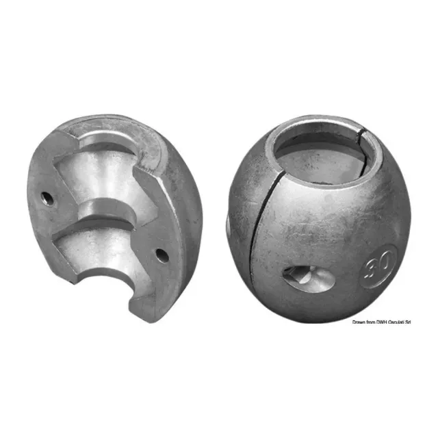 Tecnoseal olive anode arbre d'hélice 65 mm zinc