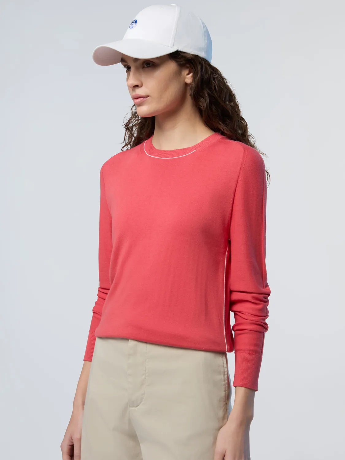 North Sails Aloe Vera pull col rond coton respirant