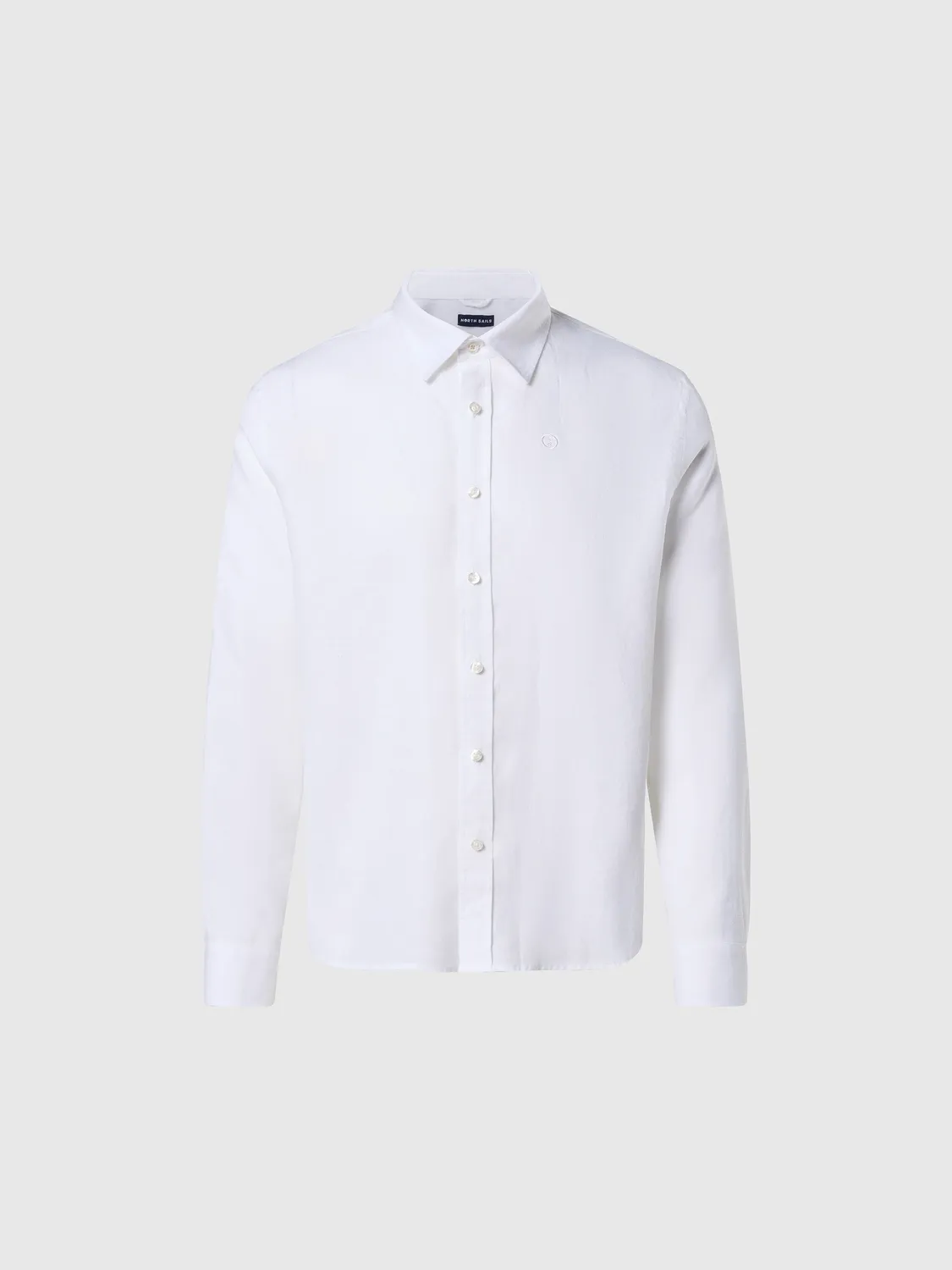 North Sails chemise lin brodée logo homme