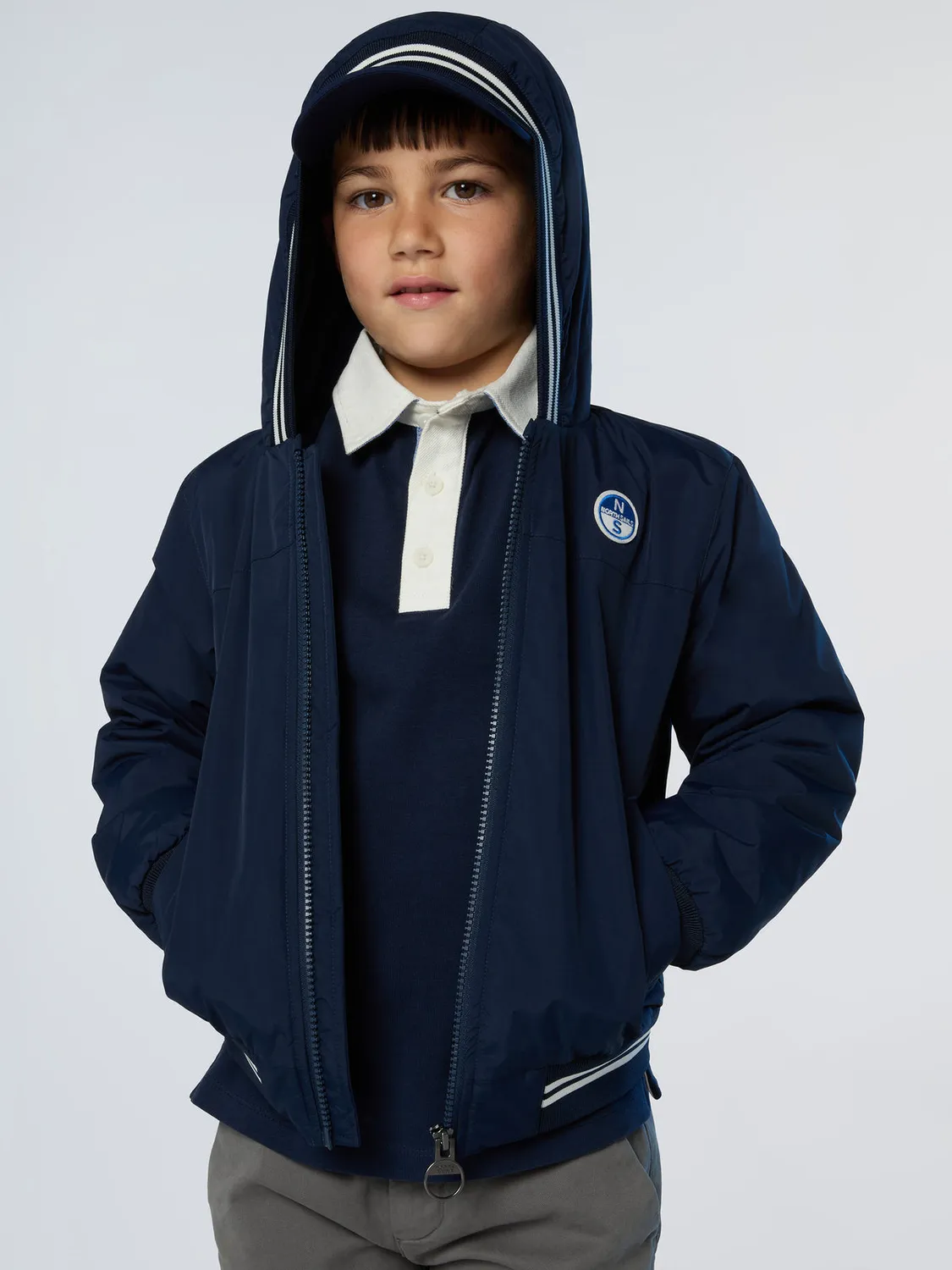 North Sails Sailor veste capuche enfant matelassée