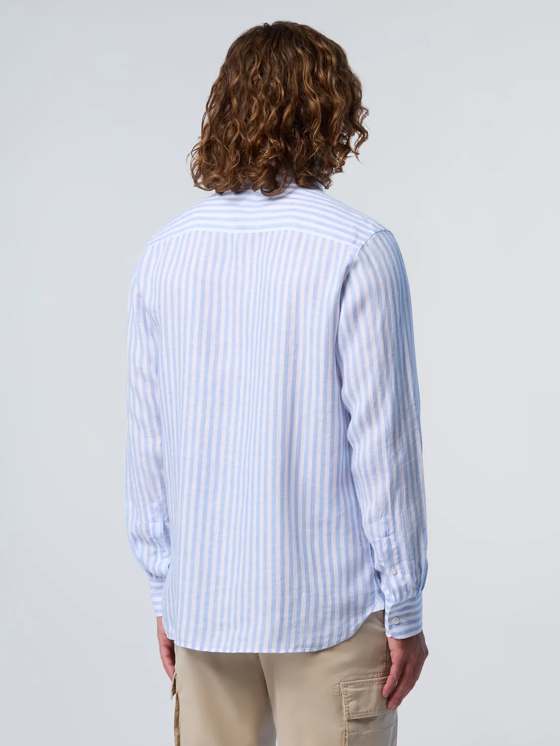 North Sails chemise lin rayée large été