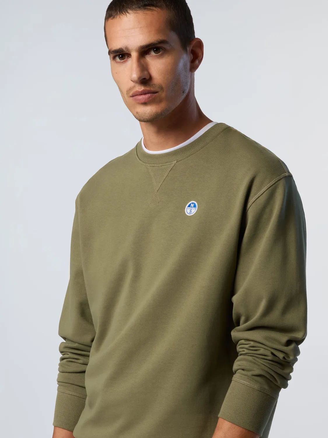 North Sails Patch sweat homme coton bio