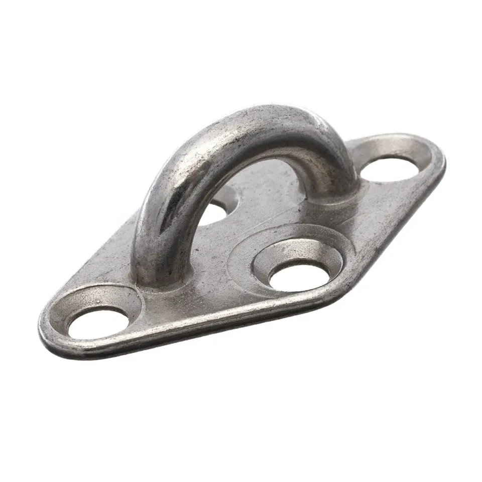 RWO R1886 pontet inox losange 6mm 4 fixations