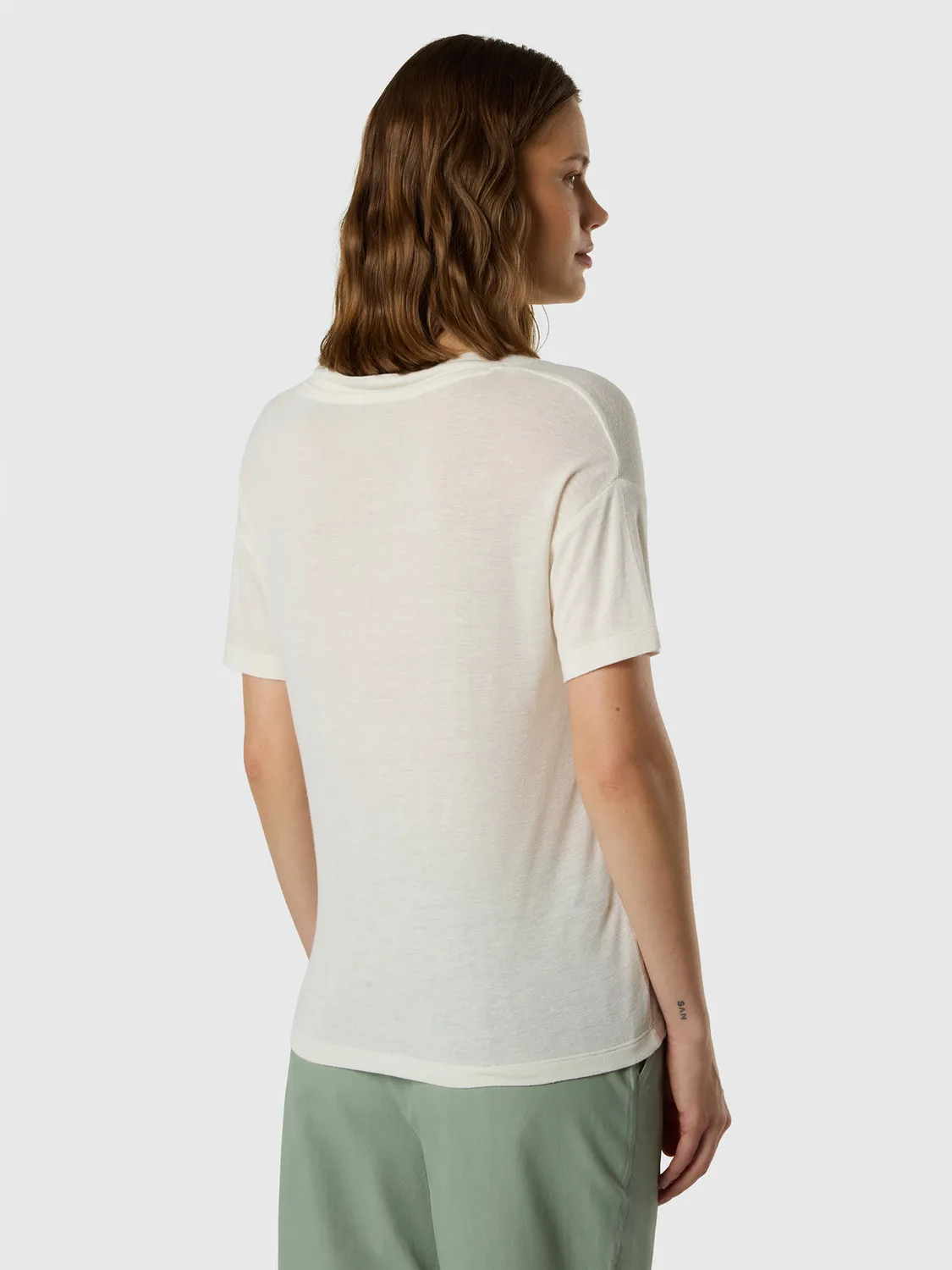 North Sails V-neck t-shirt col V lin respirant